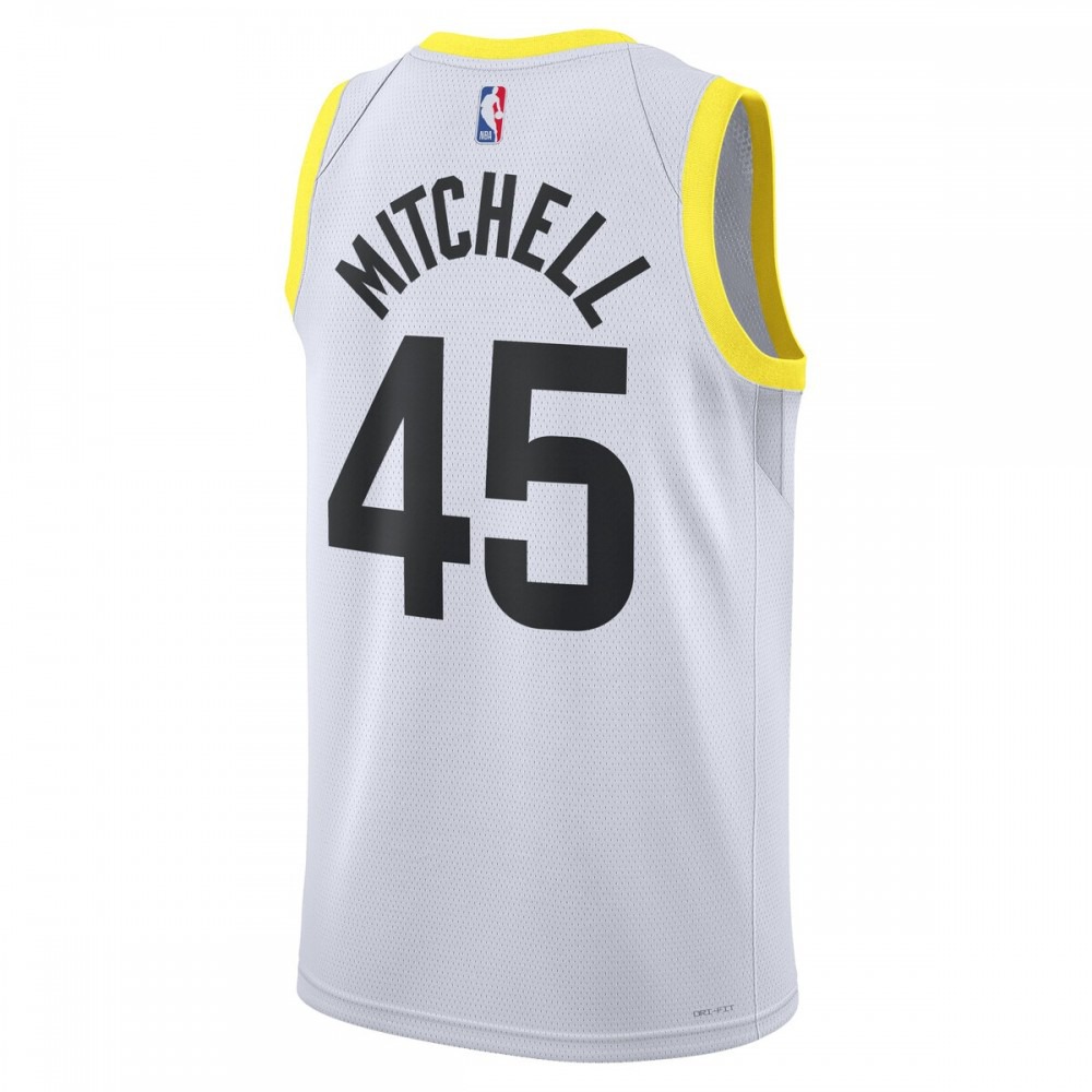 Donovan Mitchell Utah Jazz Unisex 2022/23 Swingman Jersey - Icon Edition - White-Pro Kit Vault | Brand New 26/27 Sports Jerseys